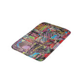 Bath Mat – Urban Fractals Badematte (Schrägansicht)