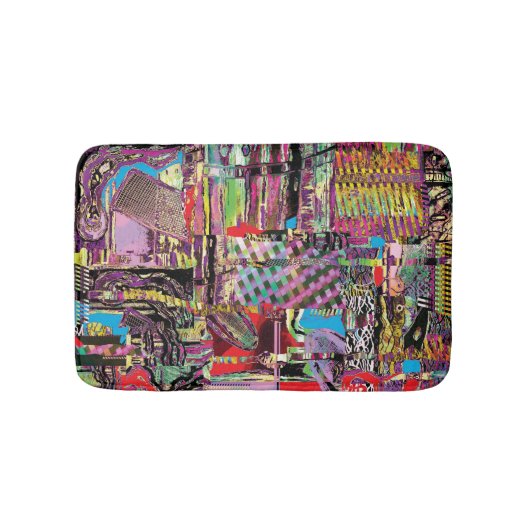 Bath Mat – Urban Fractals Badematte (Vorderseite)