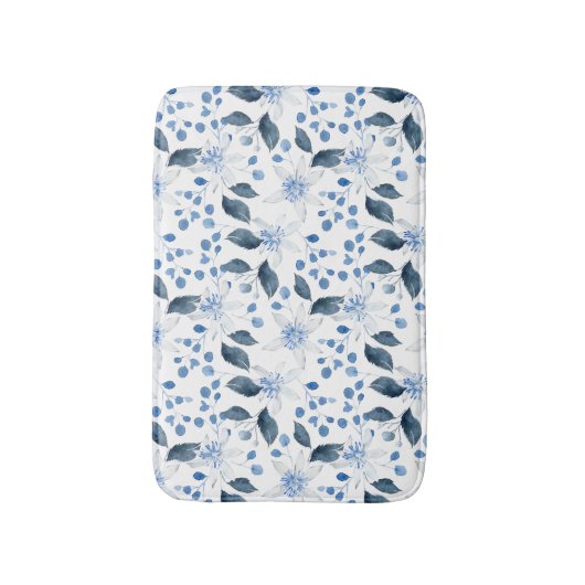 Bath Mat - Winter Pattern Badematte (Vorderseite Vertikal)