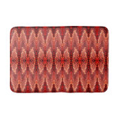 Bath Mat - Woven Muster in den Schatten der Roten Badematte (Vorderseite)