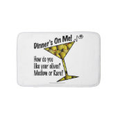 BATH MATS - MITTEL oder SELTENE MARTINI OLIVES? Badematte (Vorderseite)