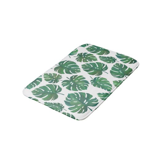 Bath Mats "Palm leaf" Badematte (Schrägansicht)