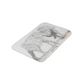 Bath Matts/ Elefanten Badematte (Schrägansicht)