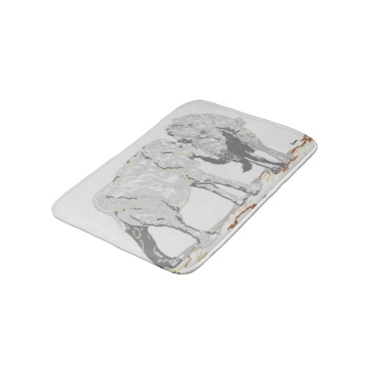 Bath Matts/ Elefanten Badematte (Schrägansicht)