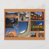 Bath Multi-Image Postkarte (Vorderseite)