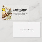 Bath Oil and Salzes | Salon Wellness-Center Visitenkarte (Vorne/Hinten)