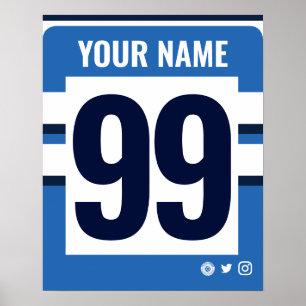 Bath Personalisiert Rugby Shirt Poster