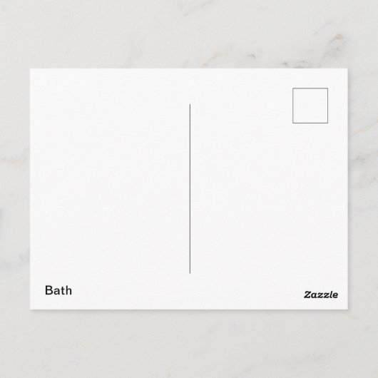 Bath Postkarte (Rückseite)