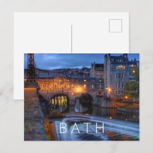 Bath Postkarte (Vorne/Hinten)