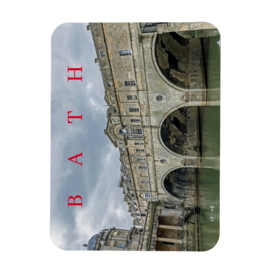 Bath Pulteney Bridge Kühlschrankmagnet Magnet (Vertikal)