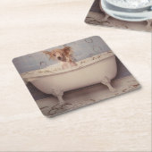 BATH RECHTECKIGER PAPPUNTERSETZER (angewinkelt)