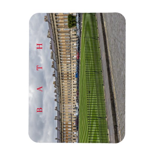 Bath Royal Crescent View Kühlschrankmagnet Magnet (Vertikal)
