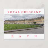 Bath Royal Crescent View Postkarte (Vorderseite)