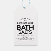 Bath Salts Gift Tag Geschenkanhänger (Rückseite)