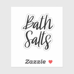 Bath Salze Speichersticker Aufkleber