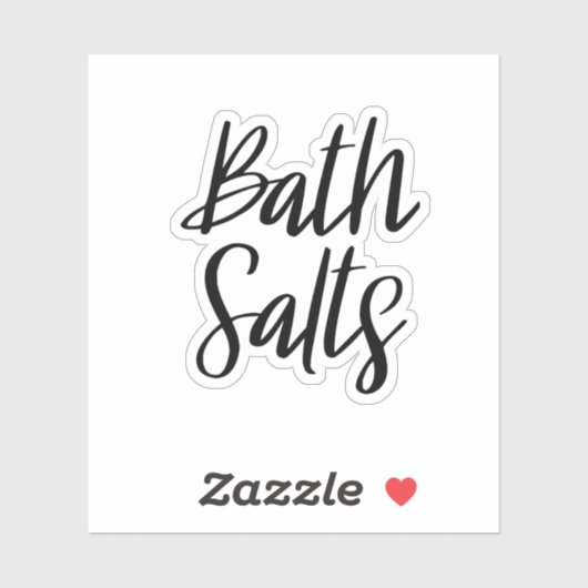 Bath Salze Speichersticker Aufkleber (Blatt)
