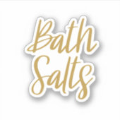 Bath Salze Speichersticker Aufkleber (Vorderseite)