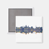Bath Skyline Magnet (Vorderseite/Rückseite)