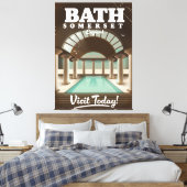 Bath Somerset England Reiseplakat Leinwanddruck (Insitu (Schlafzimmer))