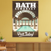 Bath Somerset England Reiseplakat Leinwanddruck (Insitu (Wohnzimmer))