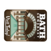 Bath Somerset England Reiseplakat Magnet (Horizontal)