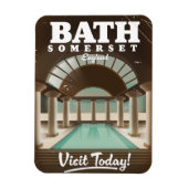 Bath Somerset England Reiseplakat Magnet (Vertikal)