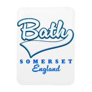 Bath Somerset Reiselogo Magnet