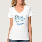 Bath Somerset Reiselogo T-Shirt (Vorderseite)