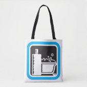 Bath-Symbol Tote-Tasche Tasche (Vorderseite)
