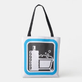 Bath-Symbol Tote-Tasche Tasche (Rückseite)