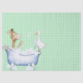 Bath Time Antics Decoupage Tissue Paper Seidenpapier (Vorderseite)