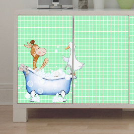 Bath Time Antics Decoupage Tissue Paper Seidenpapier