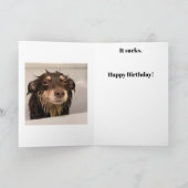 Bath Time Birthday Card Karte (Innenseite)