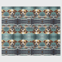 Bath-time Buddies Tiere in einem Bad Geschenkpapier