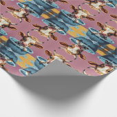 Bath-time Buddies Tiere in einem Bad Geschenkpapier (Ecke)