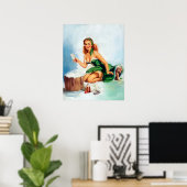 Bath Time Button up Poster (Heimbüro)