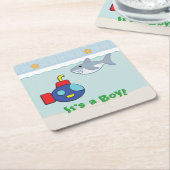 Bath Time Fancies Baby Shooting Paper Untersetzer (angewinkelt)