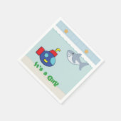 Bath Time Fancies Babydusche Napkins Serviette (Ecke)