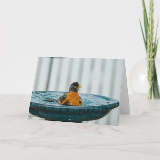 Bath Time Fun Karte (Vorderseite)