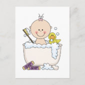 Bath Time Girl Tshirts und Geschenke Postkarte (Vorderseite)