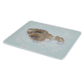 Bath Time Pekingese Duo Schneidebrett (Ecke)