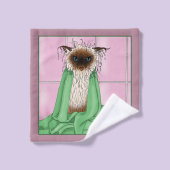 Bath Time Siamese Cat Badhandtuch Set (Waschlappen)