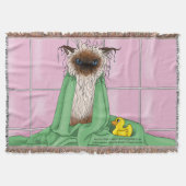 Bath Time Siamese Cat Decke (Vorderseite)