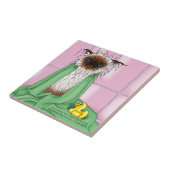 Bath Time Siamese Cat Fliese (Seite)