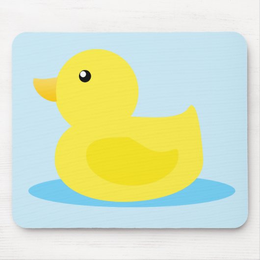 Bath Time Yellow Duck Mousepad (Vorne)