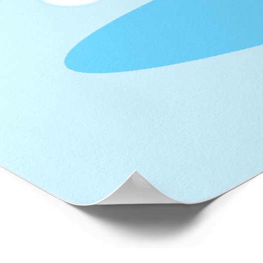 Bath Time Yellow Duck Poster (Ecke)