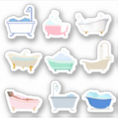 Bath Tub Stickers Aufkleber (Vorderseite)