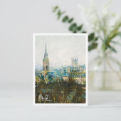 Bath United Oil Paint City Landscape Postkarte (Stehend Vorderseite)