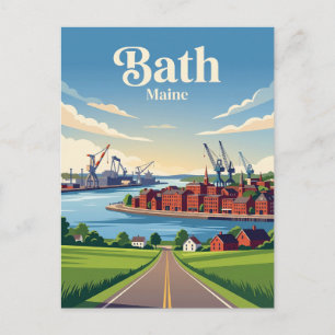 Bath USA Postkarte
