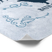 Bathe, Baath Time, Wellness-Center 14" x 11"in Bla Poster (Ecke)